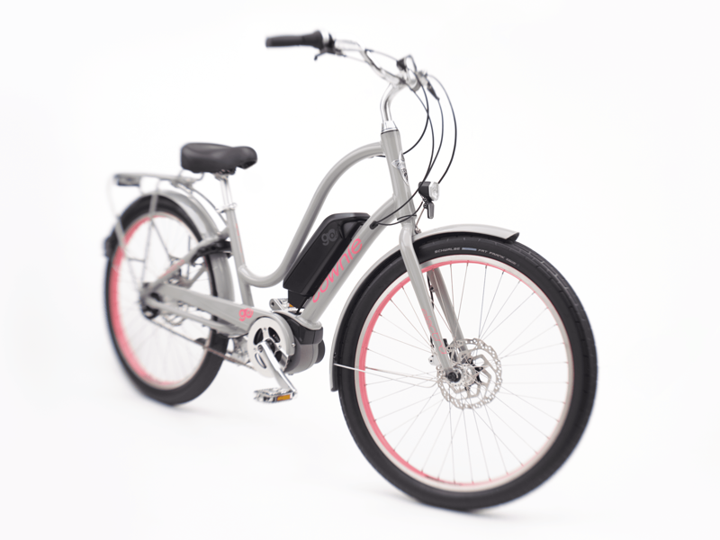 Electra Townie Go 5i EQ Step Thru 2025 Women's Electric Hybrid Bike - Cloud Grey-1