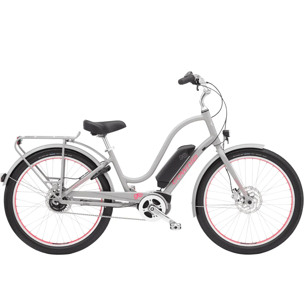 uPRISE Bikes Electra Townie Go 5i EQ Step Thru 2025 Women's Electric Hybrid Bike - Cloud Grey | Price match, 365 day return s, 18-Month Warranty, Finance Available & Free UK Delivery