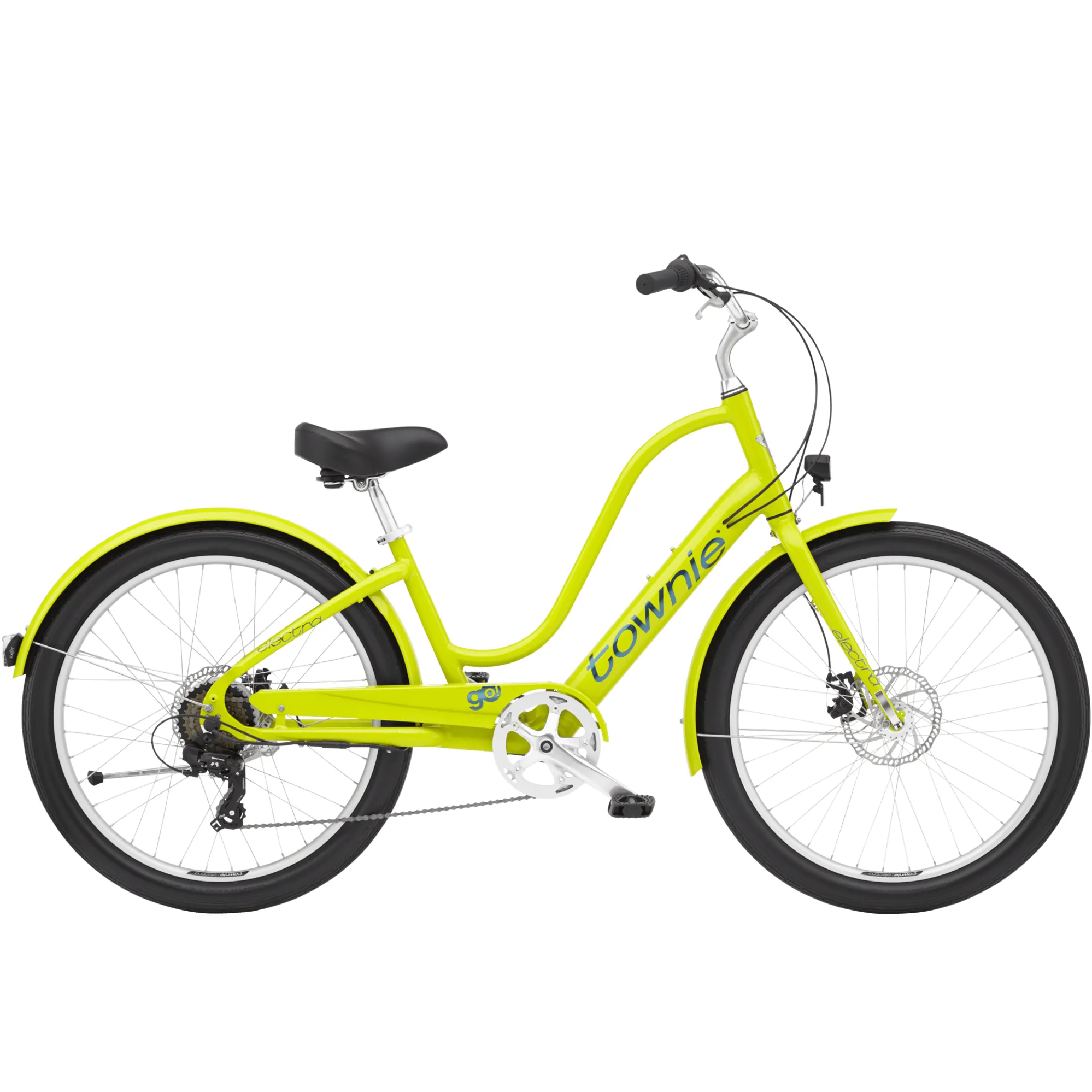 Electra Townie Go 7D EQ Step Thru 2024 Women s Electric Hybrid Bike Citron
