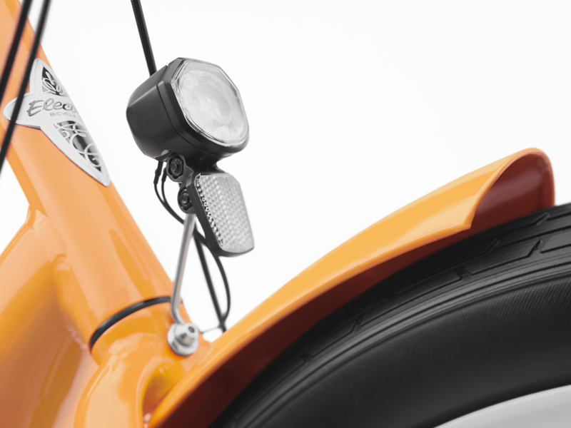 Electra Townie Go 7D EQ Step Thru 2024 Women's Electric Hybrid Bike - Mango-5