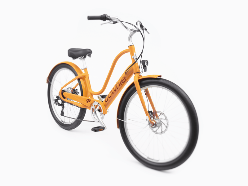 Electra Townie Go 7D EQ Step Thru 2024 Women's Electric Hybrid Bike - Mango-1