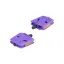 Trek Kid's Platform Large Pedal Set - 9/16 Inch - UltraViolet