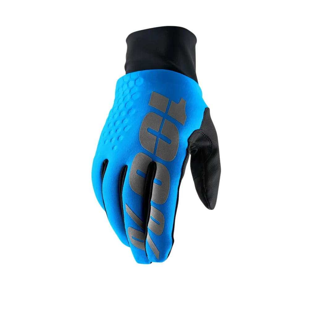 uPRISE Bikes 100 Percent Hydromatic Brisker MTB Gloves - Blue | Price match, 365 day return s, 18-Month Warranty, Finance Available & Free UK Delivery
