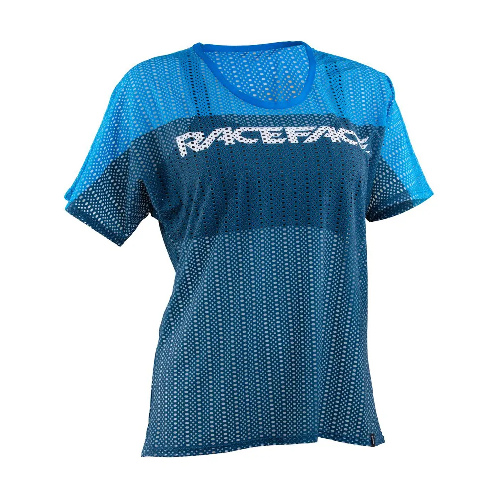 uPRISE Bikes Race Face Maya Womens Short Sleeve Mesh Jersey - Royale Blue | Price match, 365 day return s, 18-Month Warranty, Finance Available & Free UK Delivery