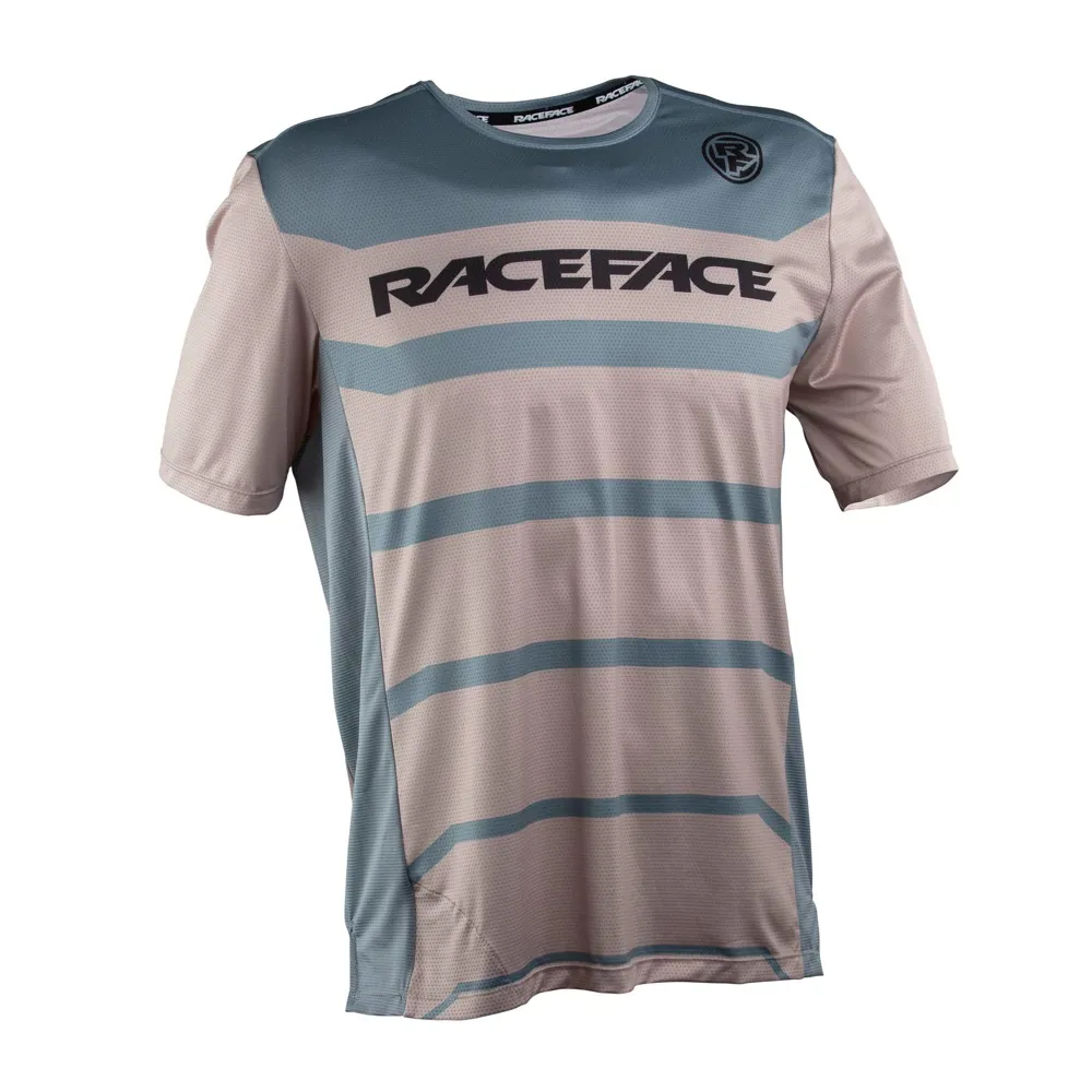 uPRISE Bikes Race Face Indy Short Sleeve Jersey - Concrete | Price match, 365 day return s, 18-Month Warranty, Finance Available & Free UK Delivery