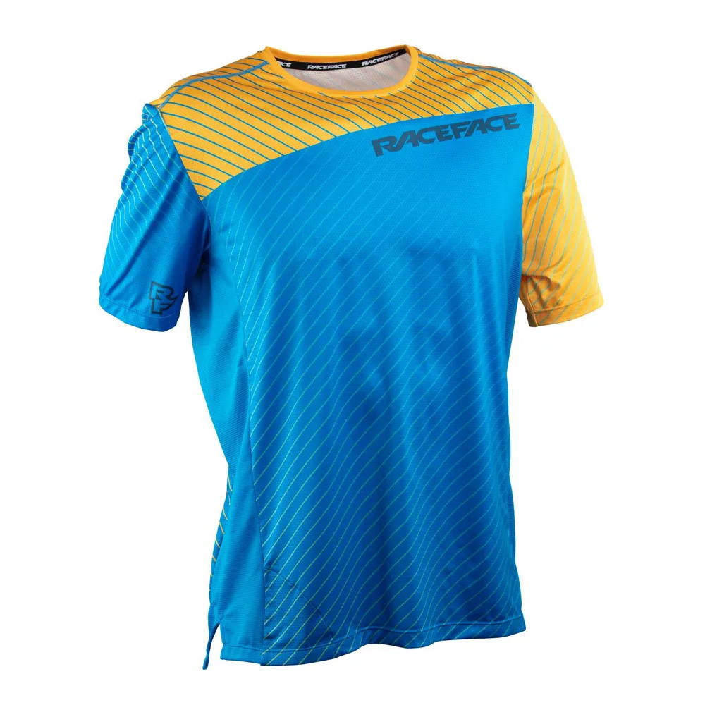 uPRISE Bikes Race Face Indy Short Sleeve Jersey - Dijon | Price match, 365 day return s, 18-Month Warranty, Finance Available & Free UK Delivery