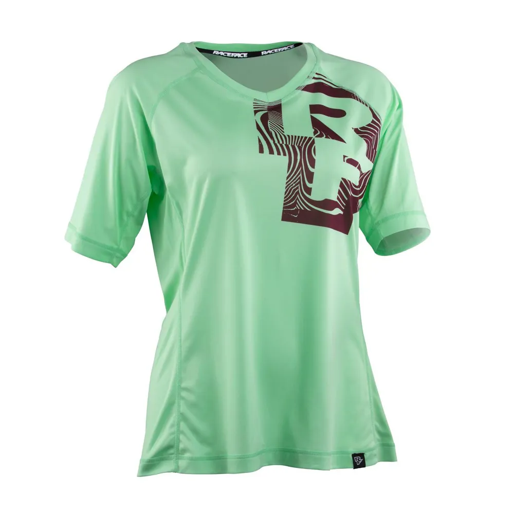 uPRISE Bikes Race Face Nimby Womens Short Sleeve Jersey - Lime | Price match, 365 day return s, 18-Month Warranty, Finance Available & Free UK Delivery