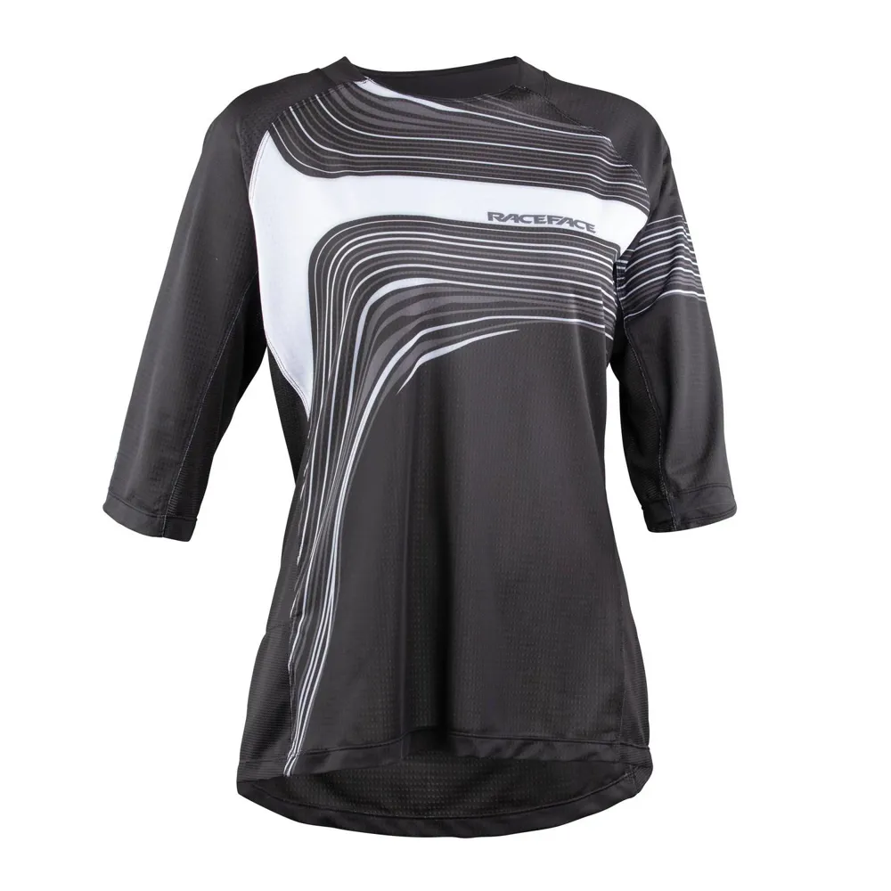 uPRISE Bikes Race Face Khyber Womens 3/4 Sleeve Jersey - Concrete | Price match, 365 day return s, 18-Month Warranty, Finance Available & Free UK Delivery
