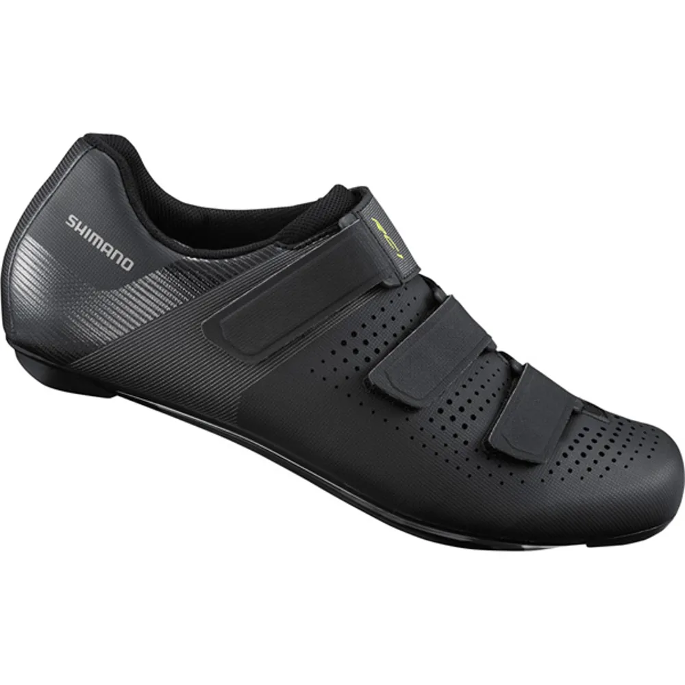 uPRISE Bikes Shimano RC100 SPD-SL Men's Road Shoes - Black | Price match, 365 day return s, 18-Month Warranty, Finance Available & Free UK Delivery