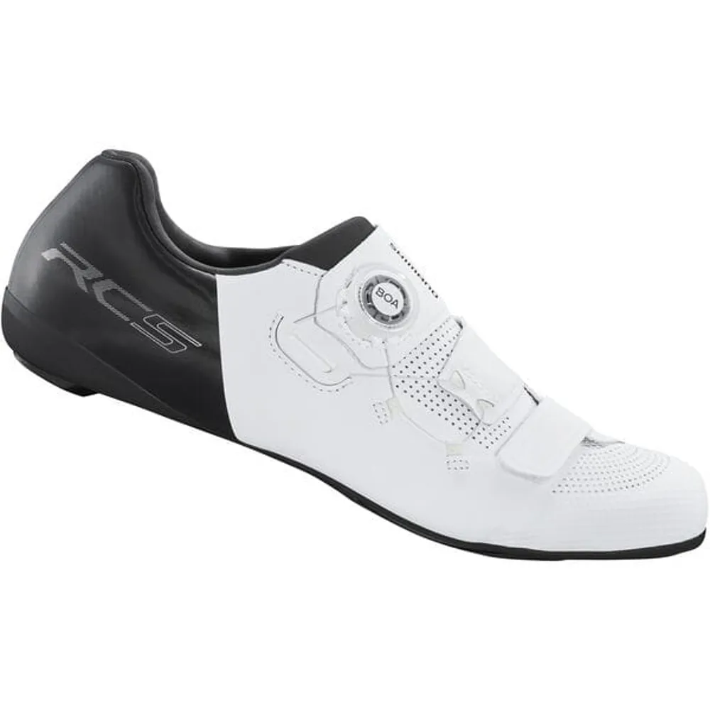 uPRISE Bikes Shimano RC502 Men's SPD-SL Road Shoes - White | Price match, 365 day return s, 18-Month Warranty, Finance Available & Free UK Delivery