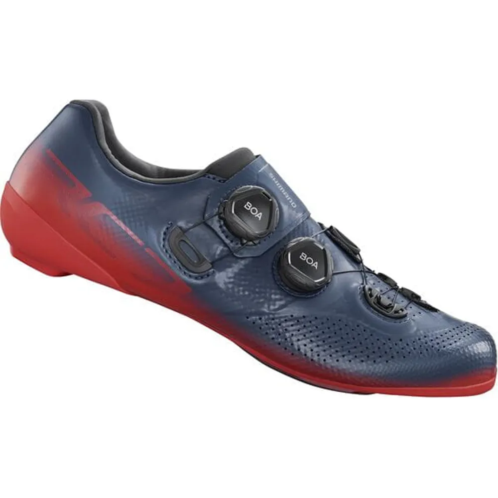 uPRISE Bikes Shimano RC702 Men's SPD-SL Road Shoes - Red | Price match, 365 day return s, 18-Month Warranty, Finance Available & Free UK Delivery