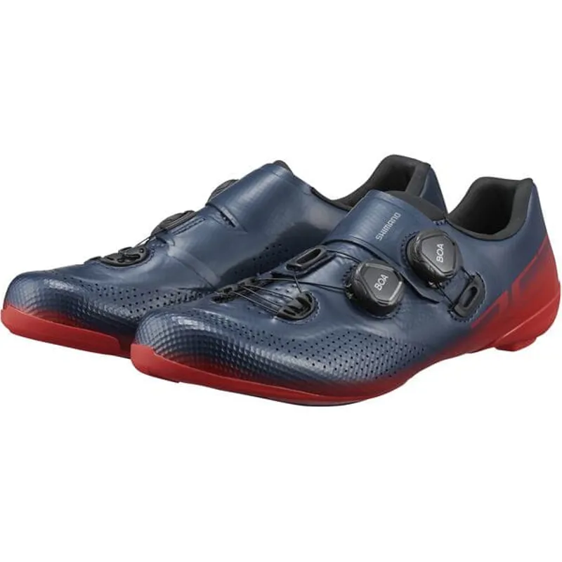 Shimano RC702 Men's SPD-SL Road Shoes - Red-4