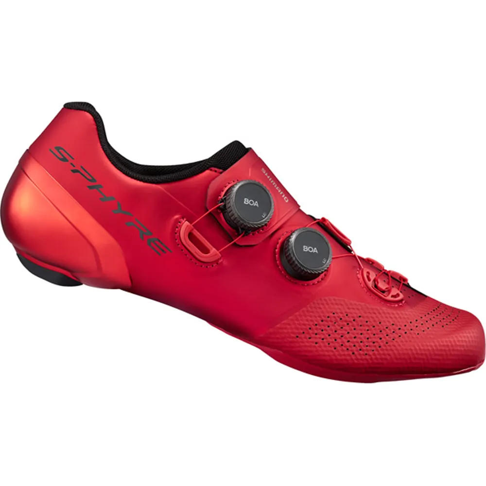 uPRISE Bikes Shimano S-Phyre RC902 SPD-SL Men's Road Shoes - Red | Price match, 365 day return s, 18-Month Warranty, Finance Available & Free UK Delivery