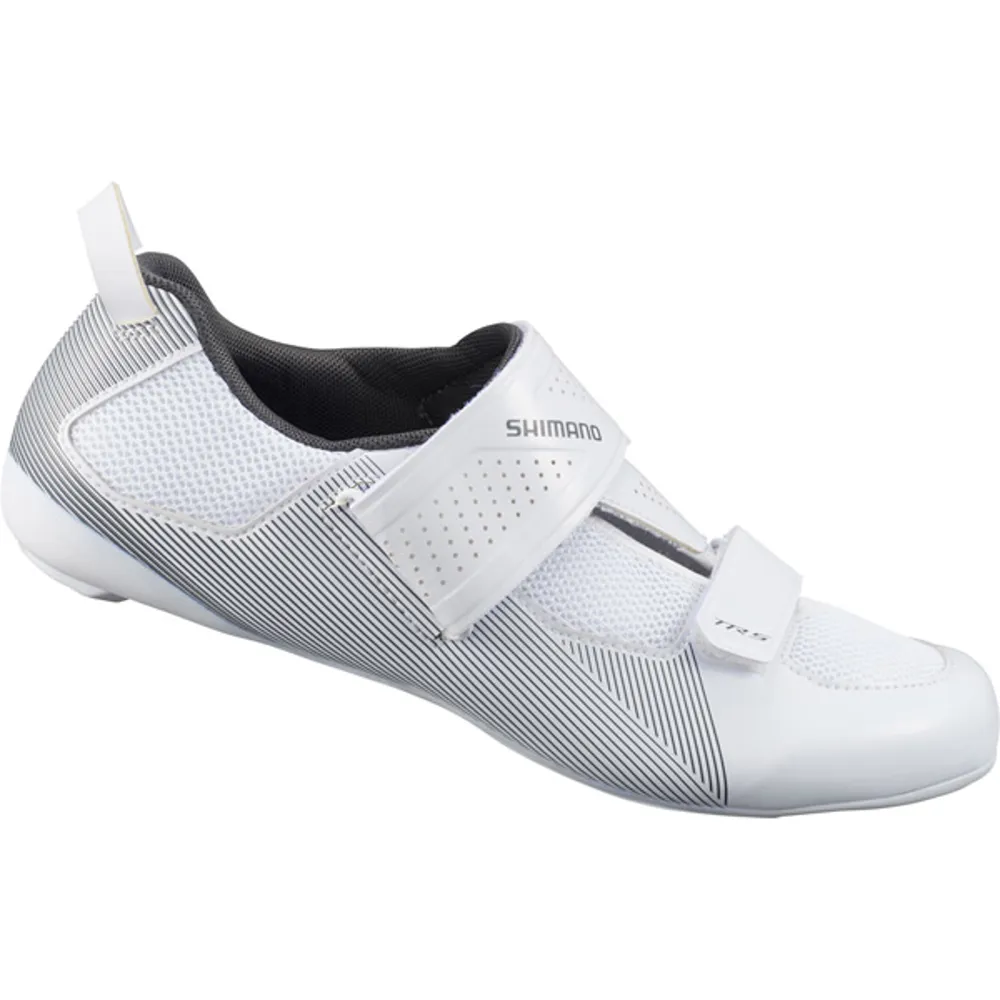 uPRISE Bikes Shimano TR501 SPD-SL Men's Triathlon Shoes - White | Price match, 365 day return s, 18-Month Warranty, Finance Available & Free UK Delivery