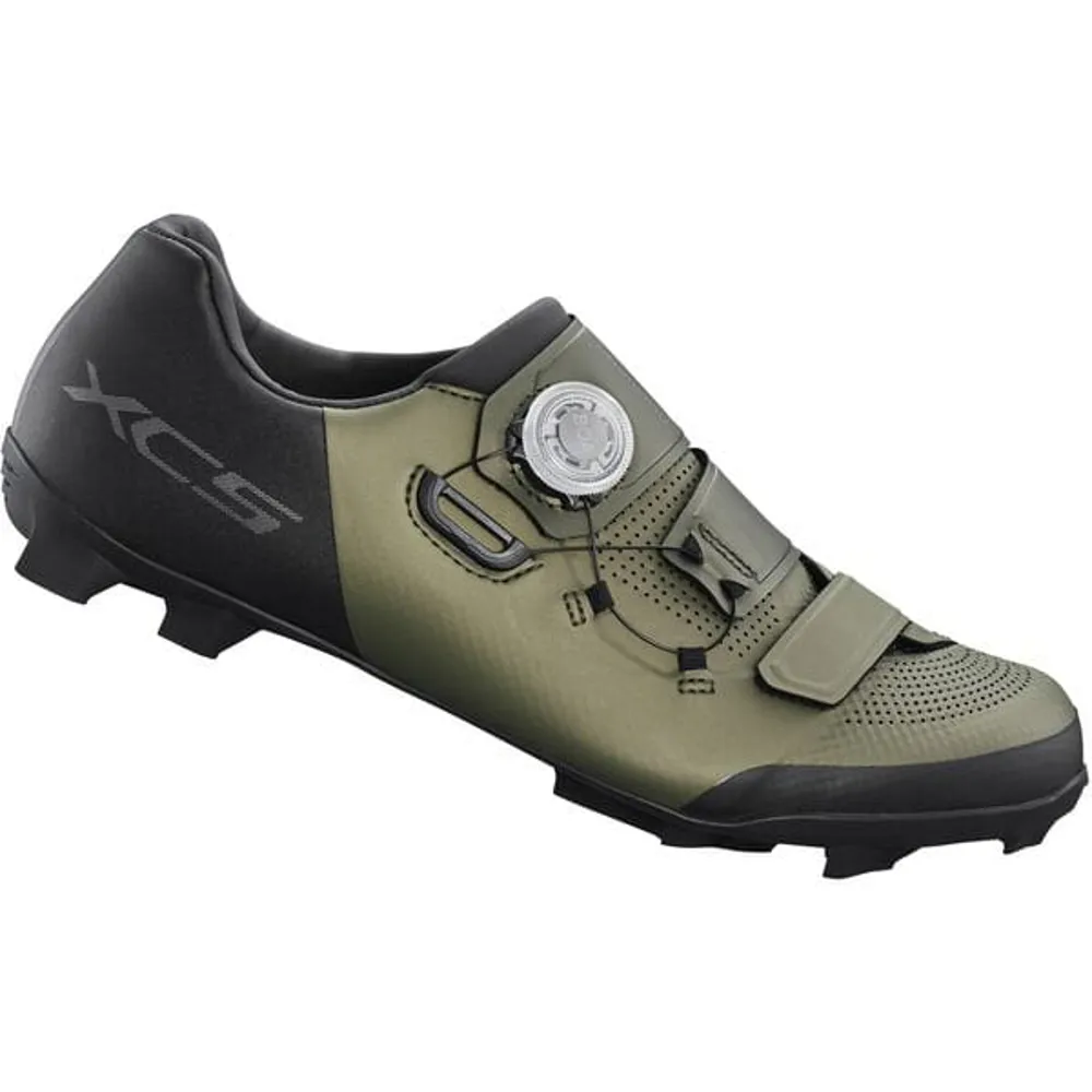uPRISE Bikes Shimano XC502 SPD Men's MTB Shoes - Green | Price match, 365 day return s, 18-Month Warranty, Finance Available & Free UK Delivery