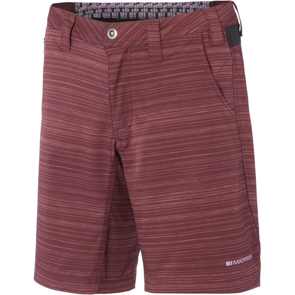 uPRISE Bikes Madison Leia Womens Baggy Shorts Black Grape/Fudge | Price match, 365 day return s, 18-Month Warranty, Finance Available & Free UK Delivery