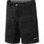 Madison Leia Womens Baggy Shorts - Black/Phantom Plaid