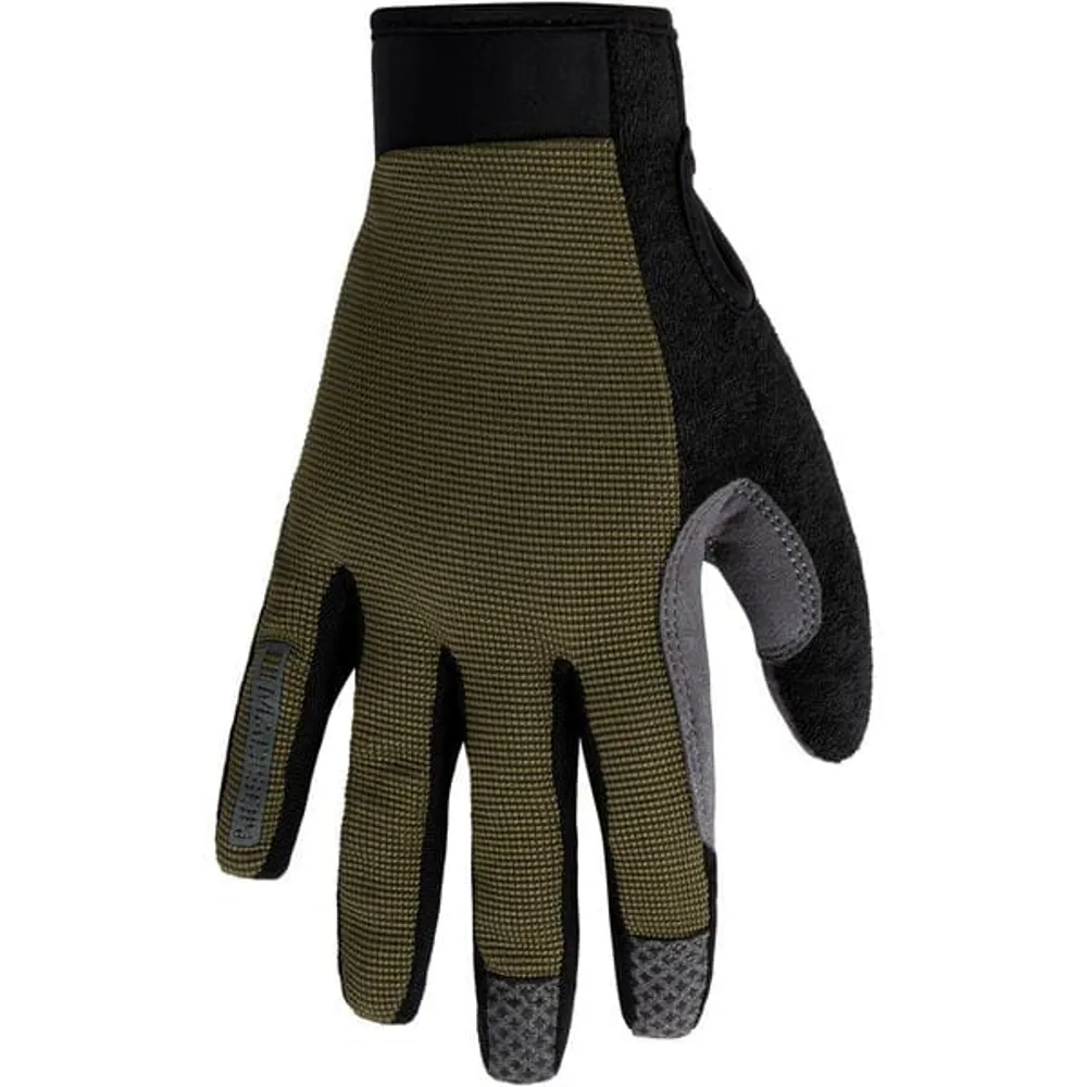 uPRISE Bikes Madison Freewheel Trail Youth Long Finger Gloves - Dark Olive | Price match, 365 day return s, 18-Month Warranty, Finance Available & Free UK Delivery