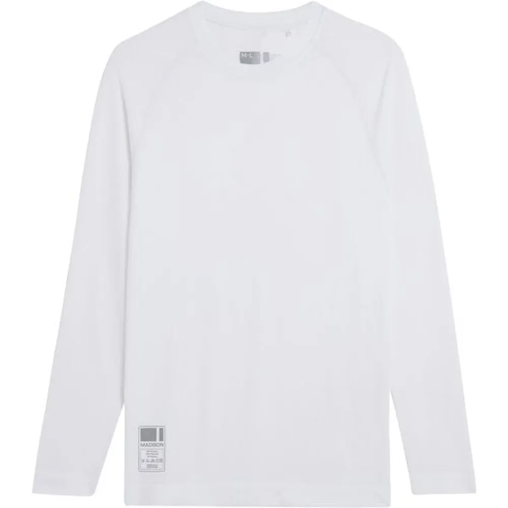 uPRISE Bikes Madison Isoler Mesh Long Sleeve Men's Base Layer - White | Price match, 365 day return s, 18-Month Warranty, Finance Available & Free UK Delivery