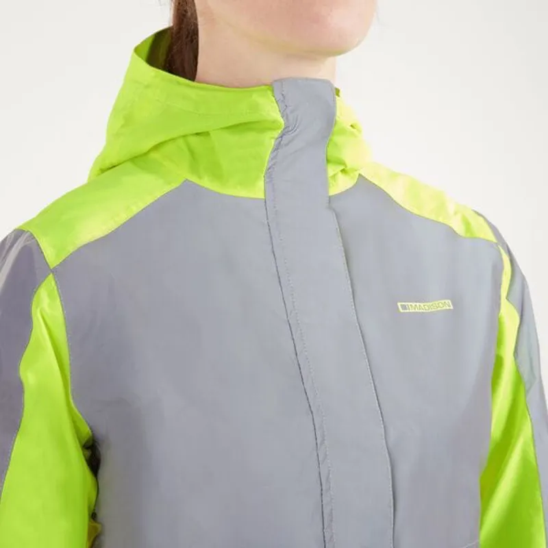 Madison Stellar FiftyFifty Reflective Women's Jacket - Yellow/Silver-2