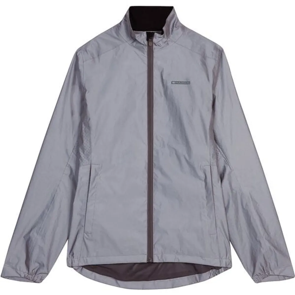 uPRISE Bikes Madison Stellar Shine Reflective Waterproof Women's Jacket - Silver | Price match, 365 day return s, 18-Month Warranty, Finance Available & Free UK Delivery