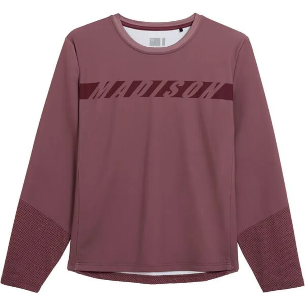 uPRISE Bikes Madison Zenith Thermal Long Sleeve Women's Jersey - Mauve | Price match, 365 day return s, 18-Month Warranty, Finance Available & Free UK Delivery