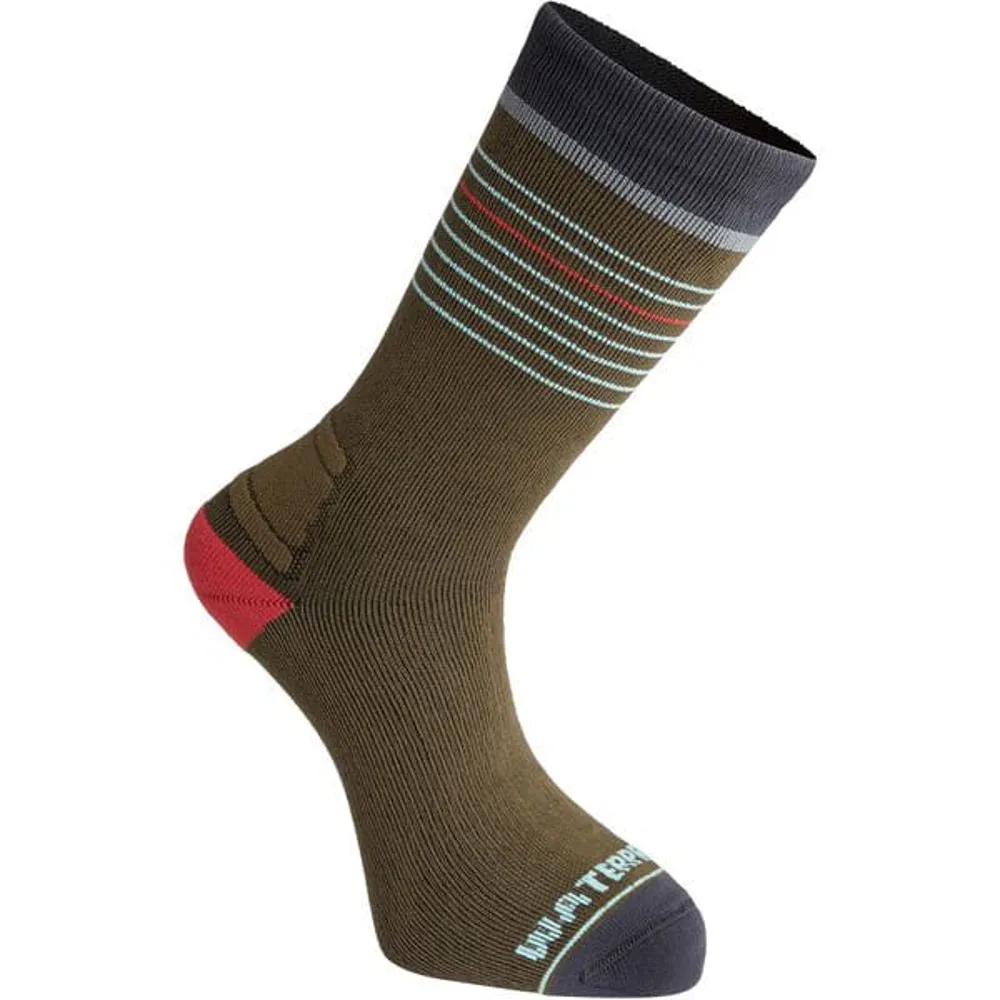 uPRISE Bikes Madison Isoler Merino Waterproof Socks - Dark Olive | Price match, 365 day return s, 18-Month Warranty, Finance Available & Free UK Delivery
