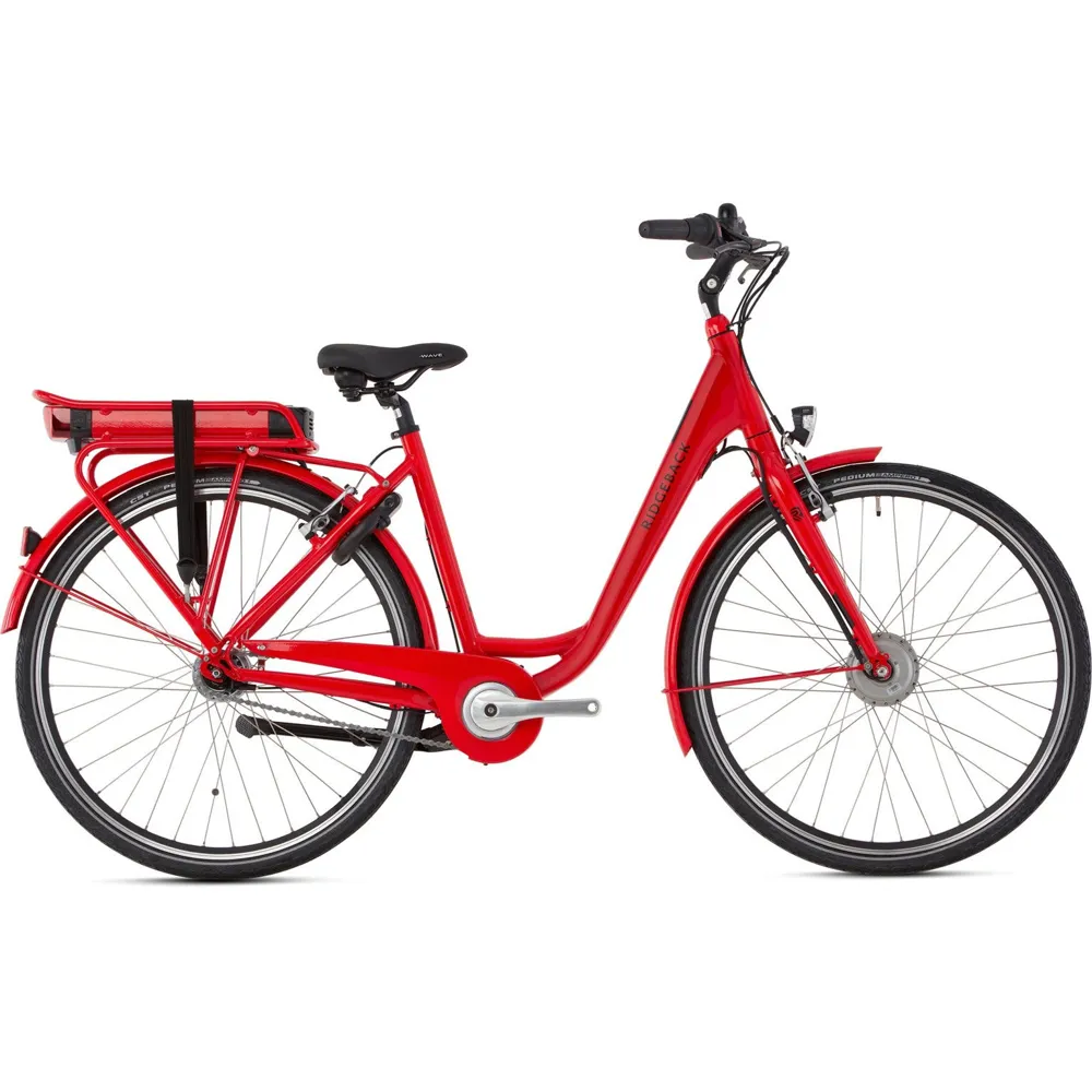 uPRISE Bikes Ridgeback Electron F.H.D Unisex 2025 Electric Urban Bike - Red | Price match, 365 day return s, 18-Month Warranty, Finance Available & Free UK Delivery