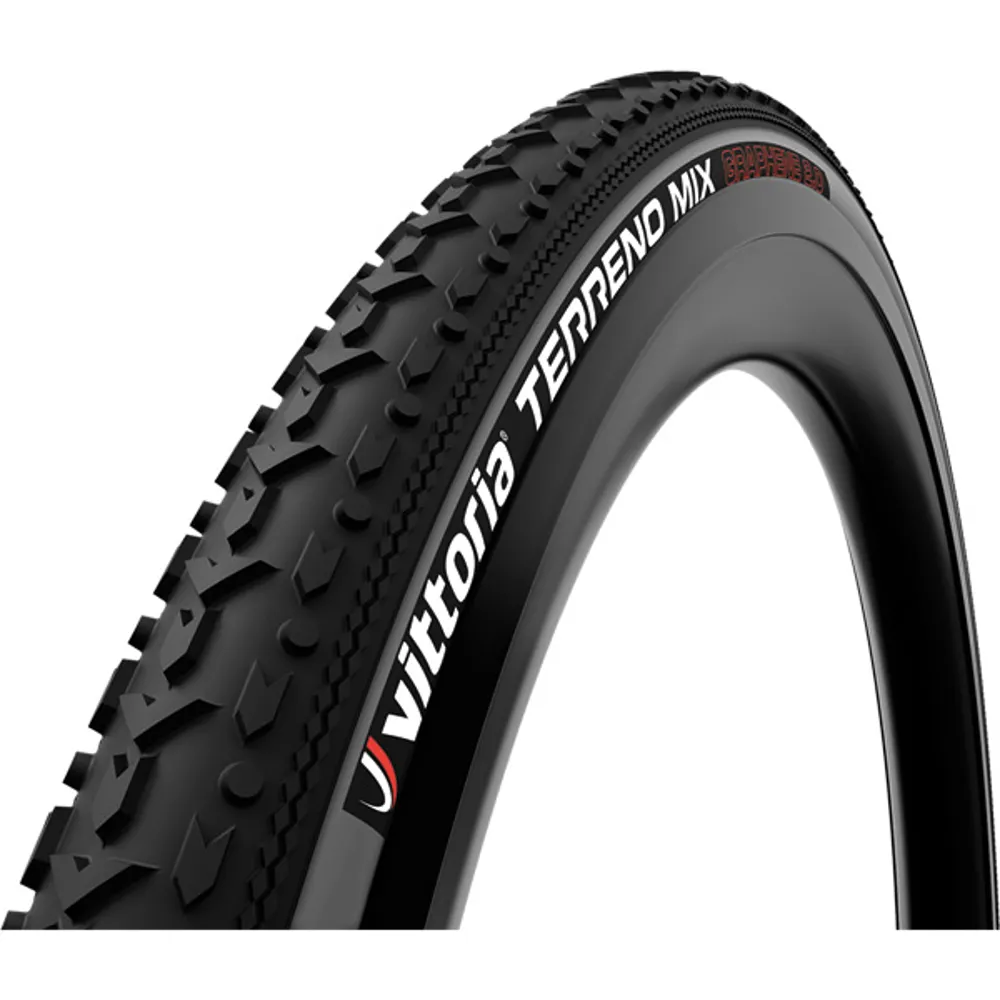 uPRISE Bikes Vittoria Terreno Mix 700c G2.0 Folding Cyclocross Tyre - Anthracite | Price match, 365 day return s, 18-Month Warranty, Finance Available & Free UK Delivery