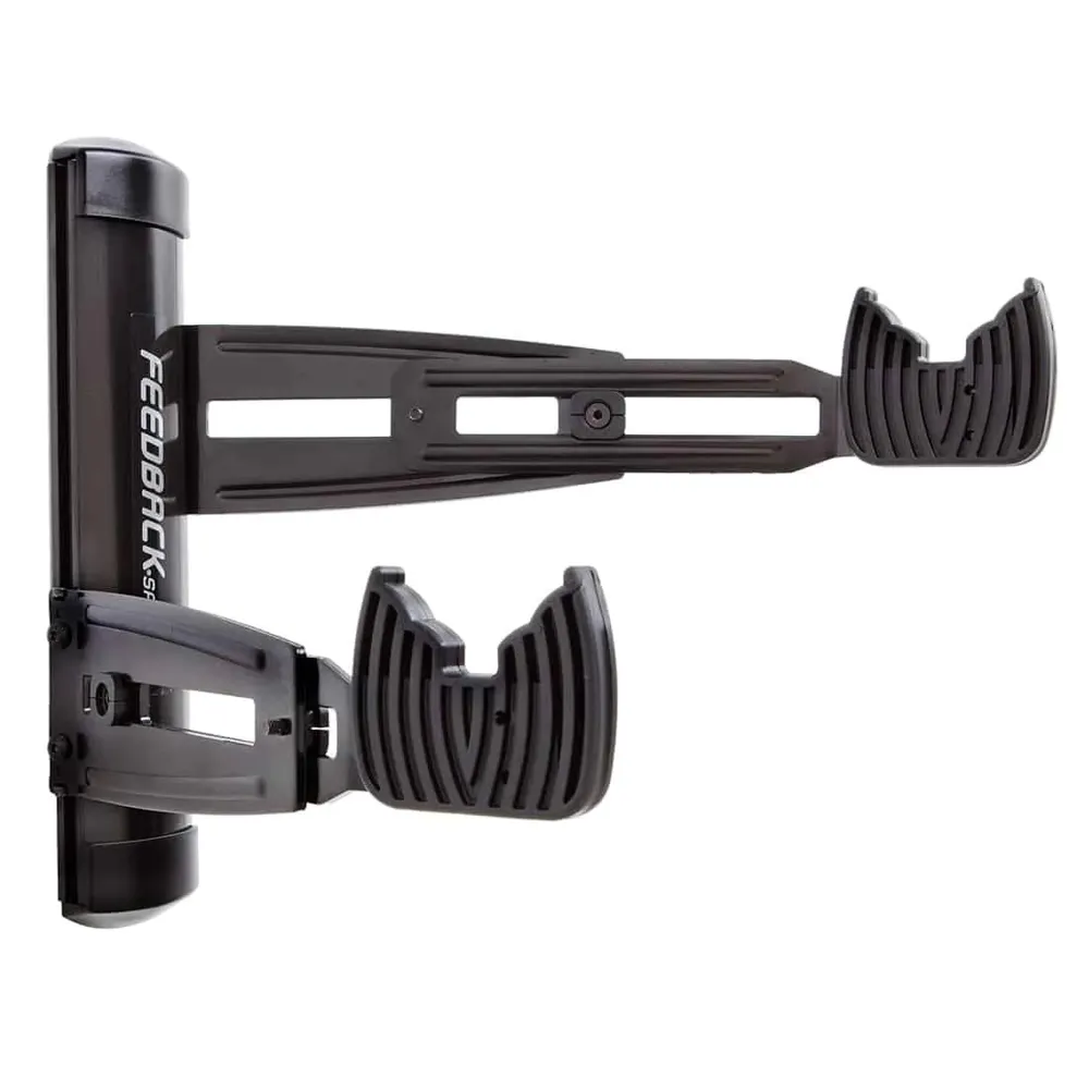 uPRISE Bikes Feedback Sports Velo Wall Rack 2D - Black - 1 Bike | Price match, 365 day return s, 18-Month Warranty, Finance Available & Free UK Delivery