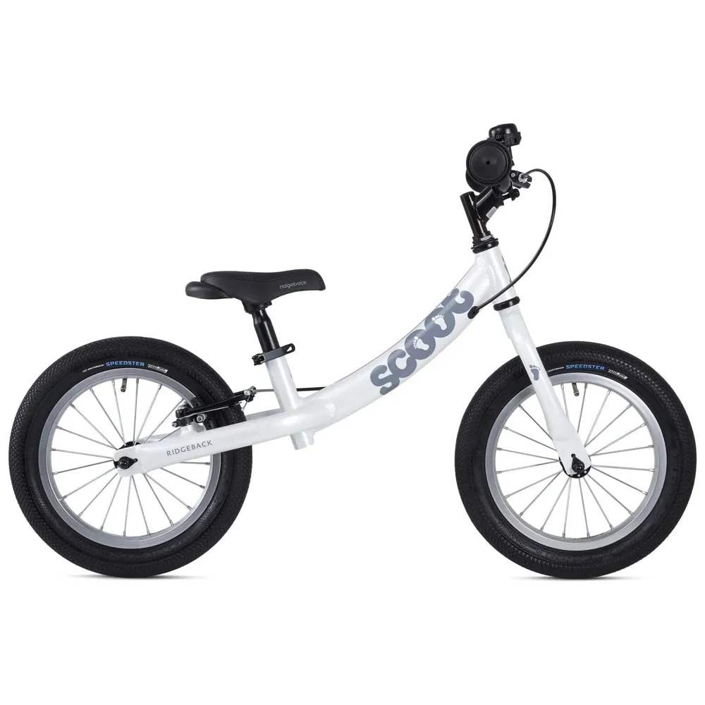 uPRISE Bikes Ridgeback Scoot XL 14w 2024 Kids Balance Bike - White | Price match, 365 day return s, 18-Month Warranty, Finance Available & Free UK Delivery