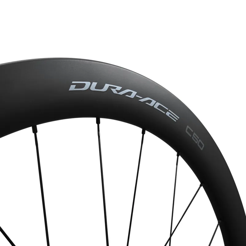 Shimano WH-R9270 DuraAce C50 Tubular Carbon Disc 12spd Rear Road Wheel-2