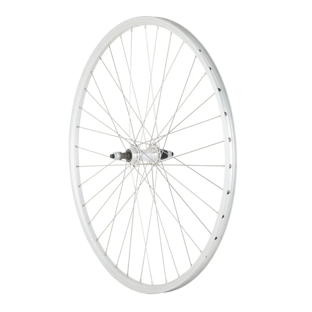 uPRISE Bikes M Part Alloy Hub Solid Axle ScrewOn Freewheel 135mm 36H 700c DW Hybrid | Price match, 365 day returns, 18-Month Warranty, Finance Available & Free UK Delivery