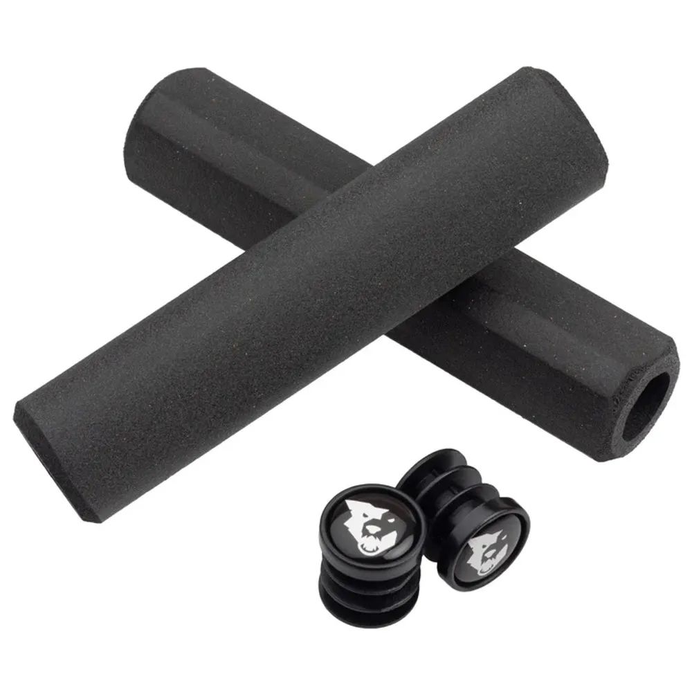 uPRISE Bikes Wolf Tooth Karv Cam MTB Grips - 6. 5mm - Black | Price match, 365 day return s, 18-Month Warranty, Finance Available & Free UK Delivery