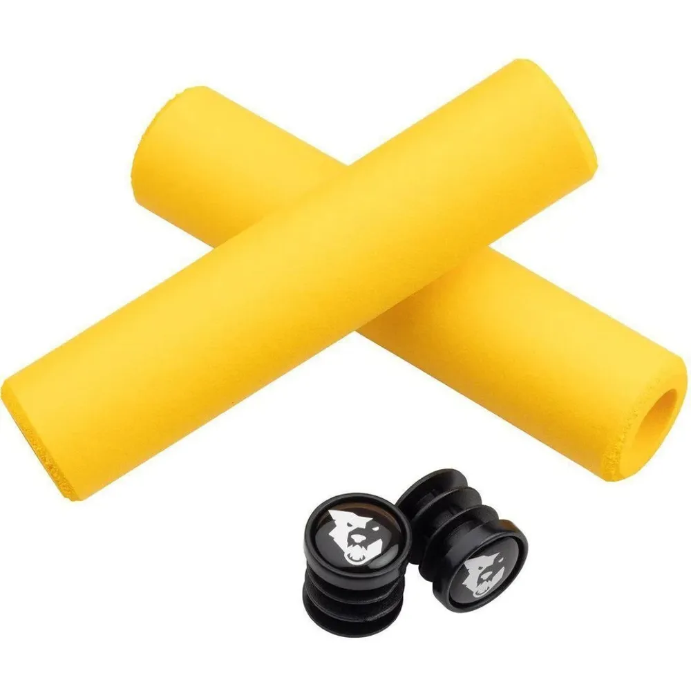 uPRISE Bikes Wolf Tooth Karv MTB Grips - 6.5mm - Yellow | Price match, 365 day return s, 18-Month Warranty, Finance Available & Free UK Delivery