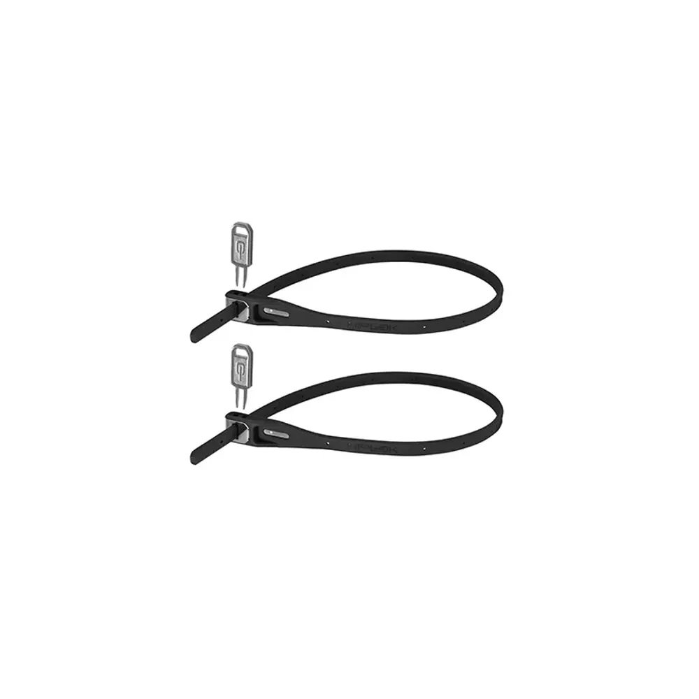 uPRISE Bikes Hiplok HipLok Z-Lok Armoured Twin Pack Reuseable Tie - Black - 40cm | Price match, 365 day return s, 18-Month Warranty, Finance Available & Free UK Delivery