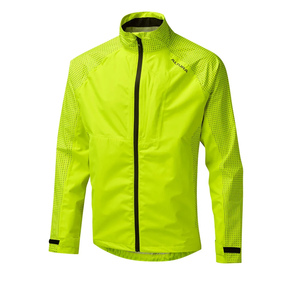 uPRISE Bikes Altura Nightvision Storm Waterproof Men's Jacket - Hi-Viz Yellow | Price match, 365 day return s, 18-Month Warranty, Finance Available & Free UK Delivery
