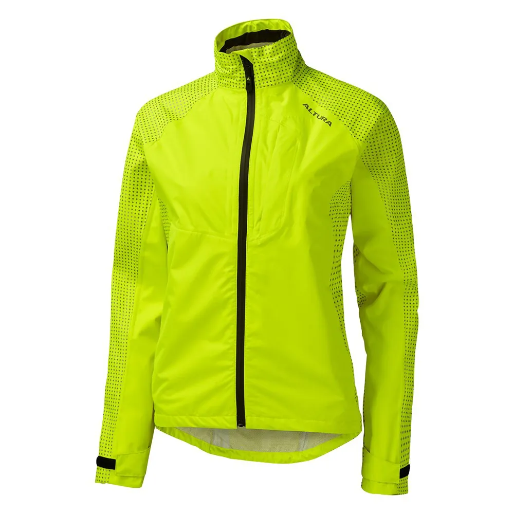 uPRISE Bikes Altura Nightvision Storm Women's Waterproof Jacket Hi-Viz Yellow | Price match, 365 day return s, 18-Month Warranty, Finance Available & Free UK Delivery