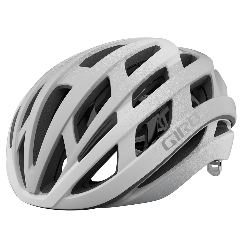 uPRISE Bikes Giro Helios Spherical MIPS Road Helmet - Matt White/Silver | Price match, 365 day returns, 18-Month Warranty, Finance Available & Free UK Delivery