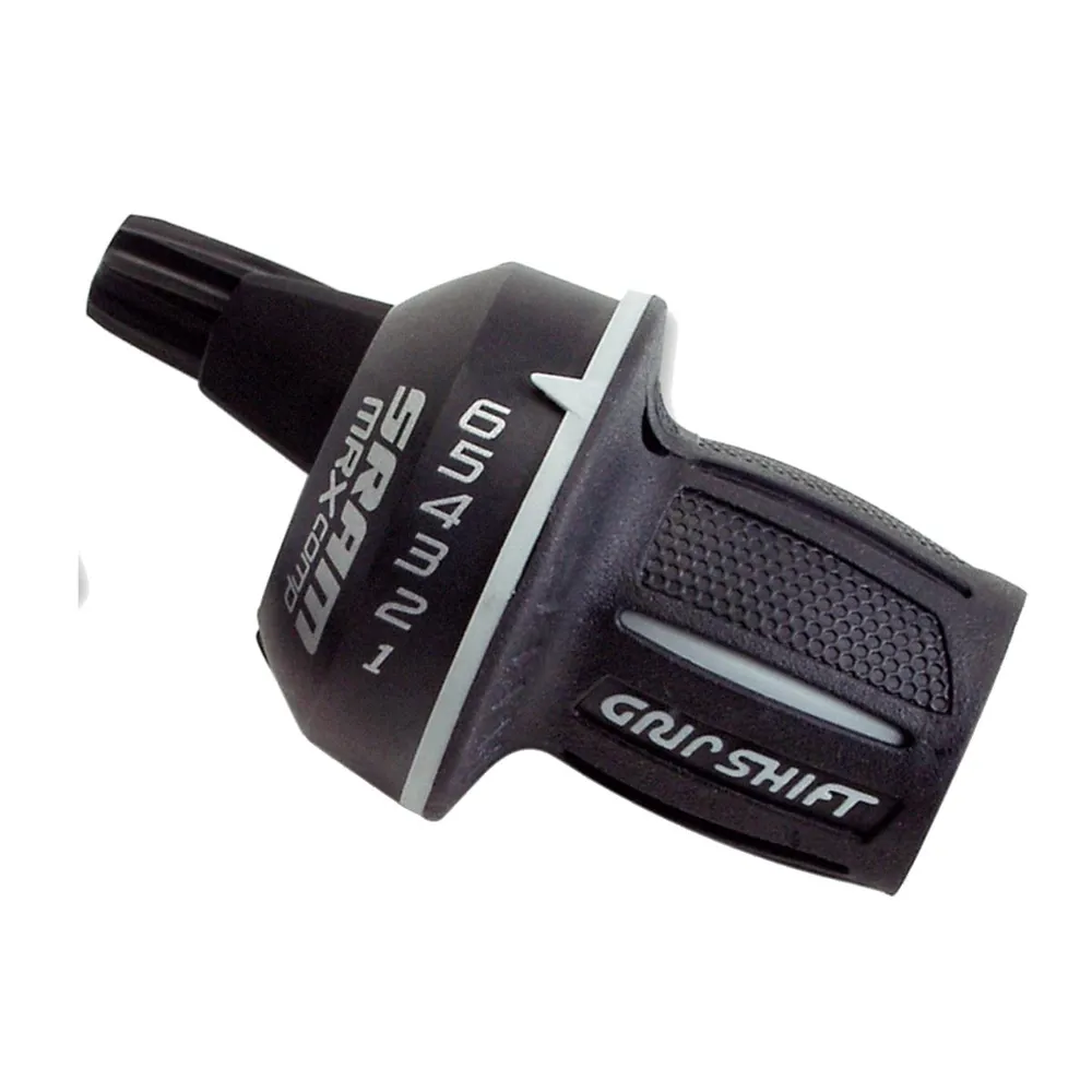 uPRISE Bikes Sram SRAM MRX 7 Speed Rear Twist Shifter - 2:1 fits Shimano - Black - RH 6s | Price match, 365 day return s, 18-Month Warranty, Finance Available & Free UK Delivery