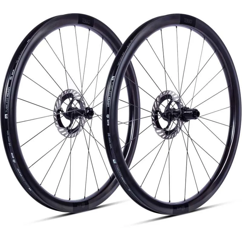 uPRISE Bikes Ere Research ERE Tenaci GA40 Carbon Road Wheelset - Shimano - Matt Black | Price match, 365 day return s, 18-Month Warranty, Finance Available & Free UK Delivery