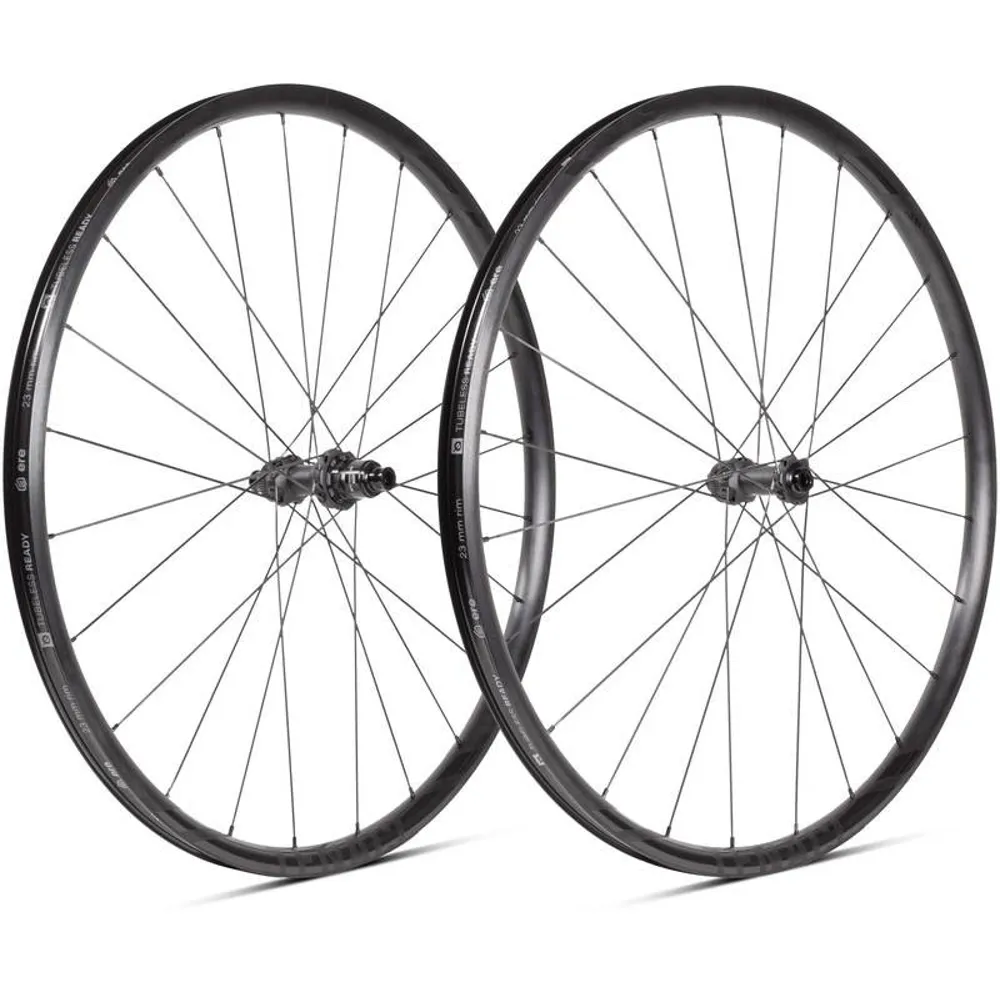 uPRISE Bikes Ere Research ERE Tenaci GX23 Road Wheelset - Shimano - Black/Black | Price match, 365 day return s, 18-Month Warranty, Finance Available & Free UK Delivery
