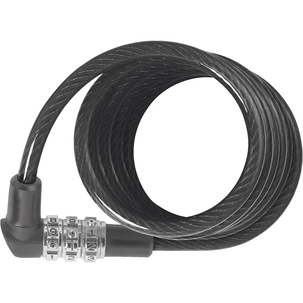 uPRISE Bikes Abus 3506C Combination Coil Lock - 6mm/120cm | Price match, 365 day return s, 18-Month Warranty, Finance Available & Free UK Delivery