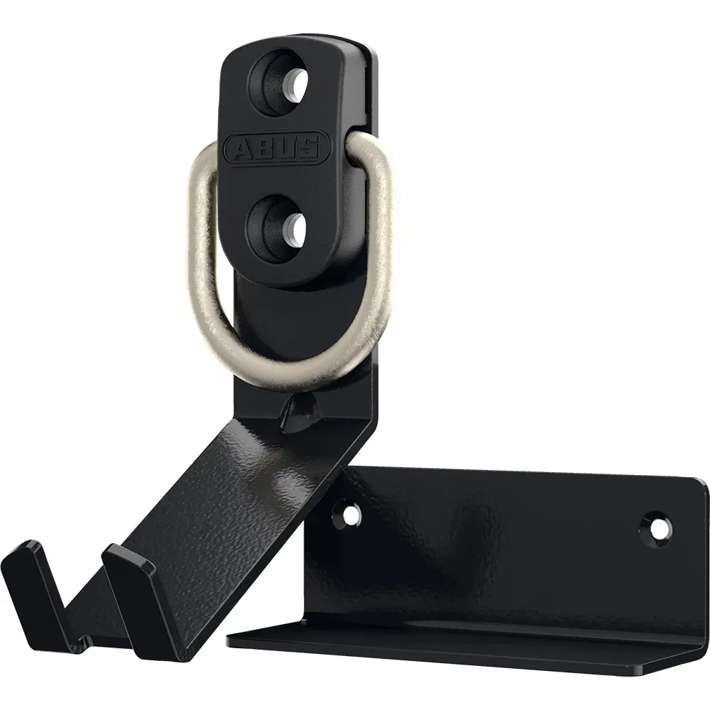 uPRISE Bikes Abus - WBA65 B/SB Wall Anchor + Bike Holder | Price match, 365 day return s, 18-Month Warranty, Finance Available & Free UK Delivery