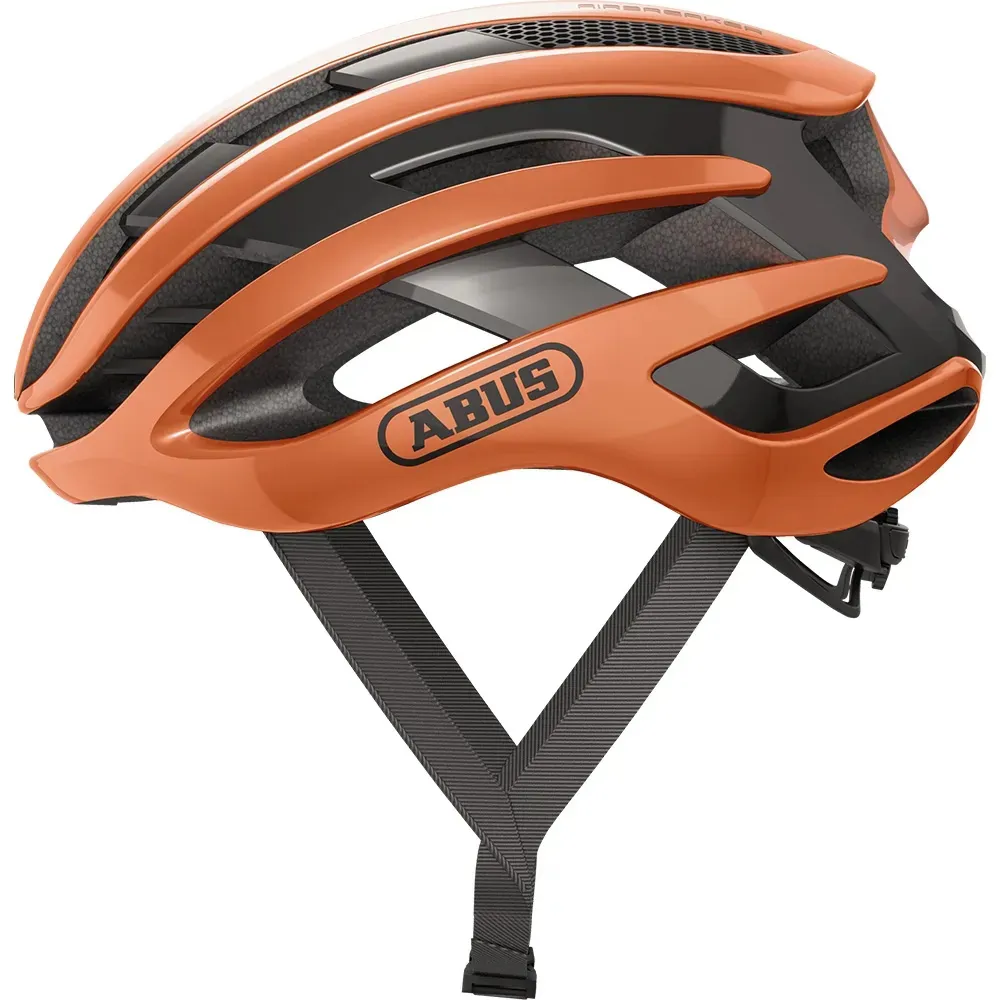 uPRISE Bikes Abus AirBreaker Road Cycling Helmet - Goldfish Orange | Price match, 365 day return s, 18-Month Warranty, Finance Available & Free UK Delivery