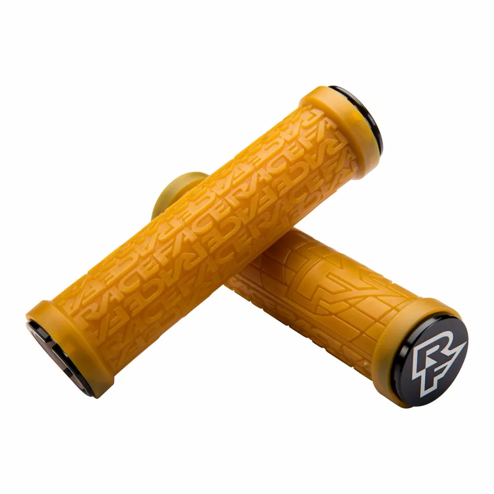 uPRISE Bikes Race Face Grippler Lock-On MTB Grips - Gum | Price match, 365 day return s, 18-Month Warranty, Finance Available & Free UK Delivery
