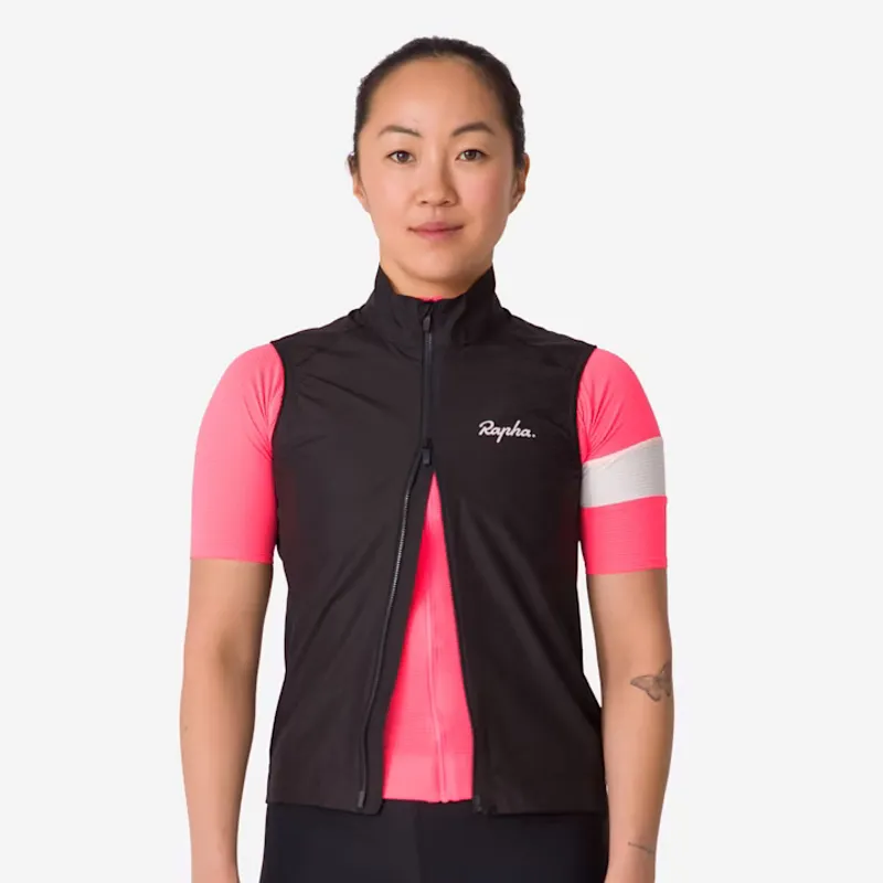 Rapha Core Women's Cycling Gilet - Black/White-2