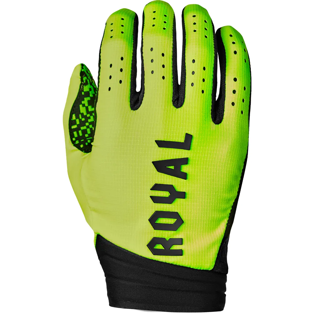 uPRISE Bikes Royal Racing Apex Long Finger Gloves - Flo Yellow | Price match, 365 day return s, 18-Month Warranty, Finance Available & Free UK Delivery