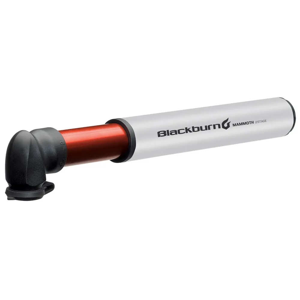 uPRISE Bikes Blackburn Mammoth 2stage Mini Pump - Grey | Price match, 365 day return s, 18-Month Warranty, Finance Available & Free UK Delivery