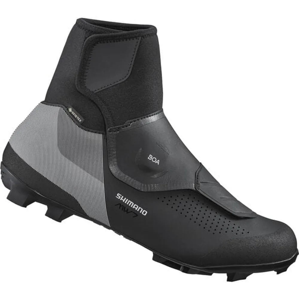 uPRISE Bikes Shimano MW702 Gore-Tex Winter MTB Shoes - Black | Price match, 365 day return s, 18-Month Warranty, Finance Available & Free UK Delivery